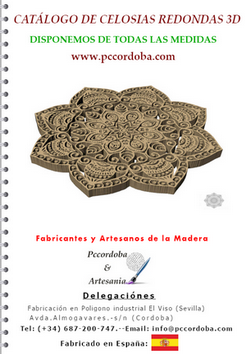 Catálogo de Celosias en 3D redondas decorativas
